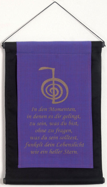 Spruchfahne "In den Momenten.."