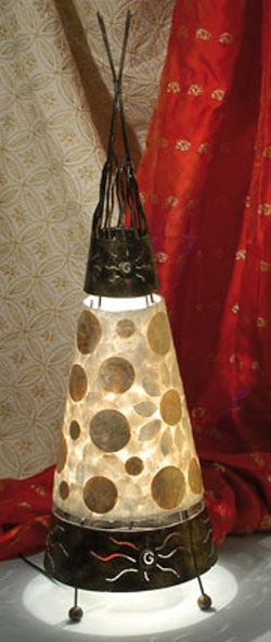 Stehlampe Eklipse, Kegel, H 60 cm