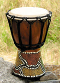 Djembe bemalt, H 20 cm