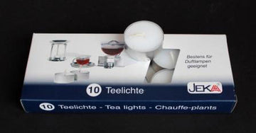 Teelichter mit Aluhülle, 10er Pkg.