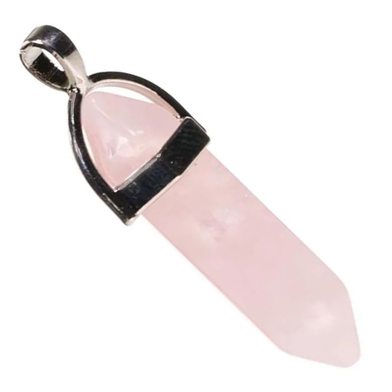 Kristall-Anhänger Rosenquarz