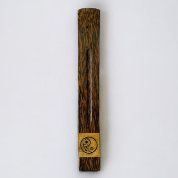 Räucherstäbchenhalter Yin Yang - Holzhalter Africa Styleca. 26 cm