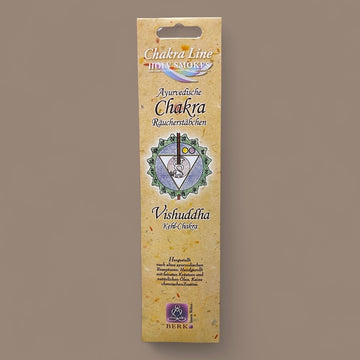 Räucherstäbchen Kehlkopfchakra 10 g -Räucherstäbchen