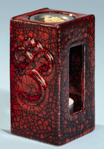 Räucherturm OM, rot/schwarz