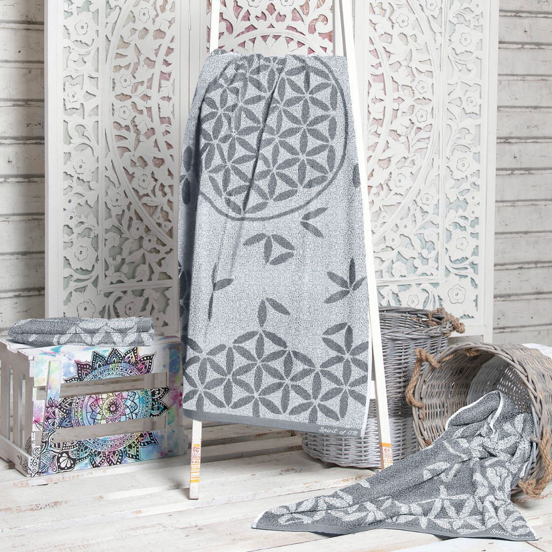 Liegetuch Blume des Lebens