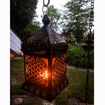 Orientalisches Licht mit Blume des Lebens