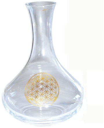 Glaskaraffe "Blume des Lebens", 1 l