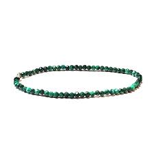 Armband Malachit facettiert 2mm