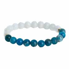 Armband Apatit und Mondstein