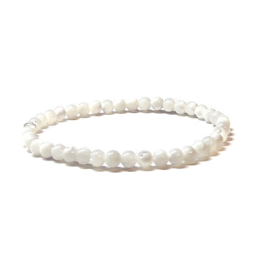 Armband Perlmut 6mm Kugel
