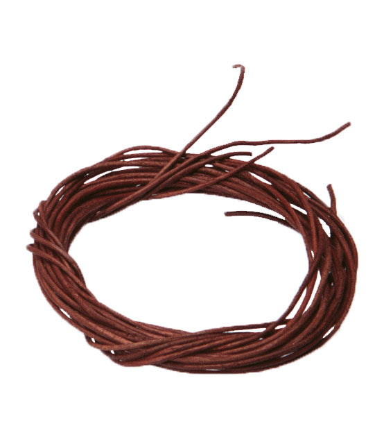 Lederband braun rund, ca. 85 cm