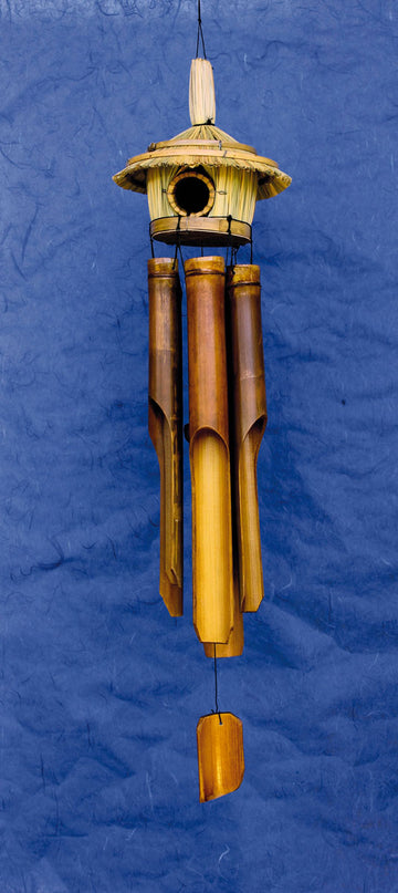 Bambus Windglockenspiel Vogelhaus