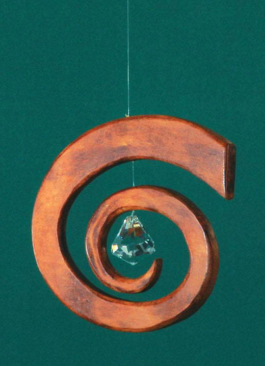 Lebensspirale mit Kristall