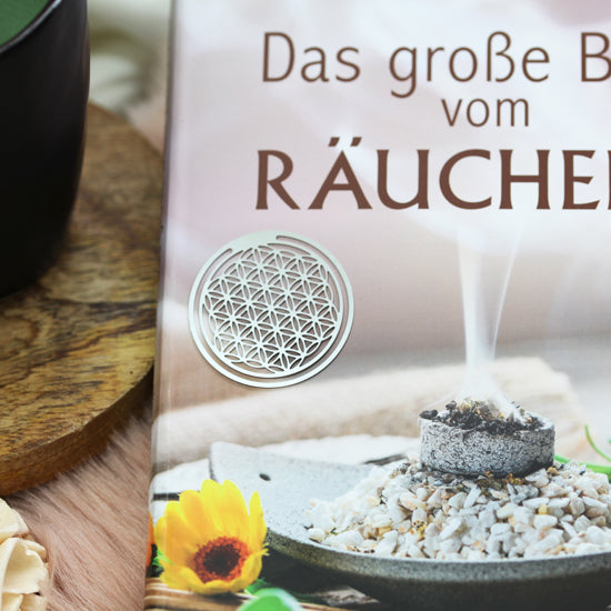 Lesezeichen Blume des Lebens Edelstahl