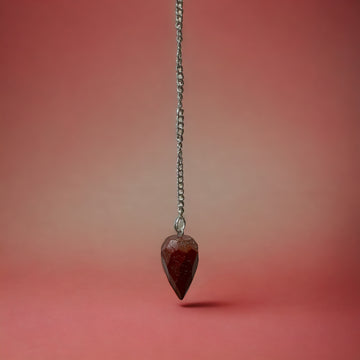 Jaspis-Pendel, Diamantschliff