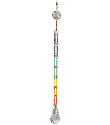 Chakra Kristall Mobile mit BdL und Fatima