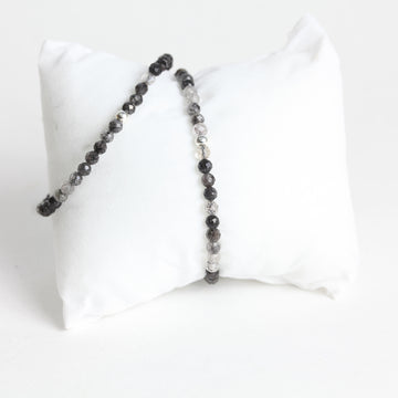 Facetten-Armband, Turmalinquarz