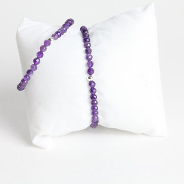 Facetten-Armband, Amethyst