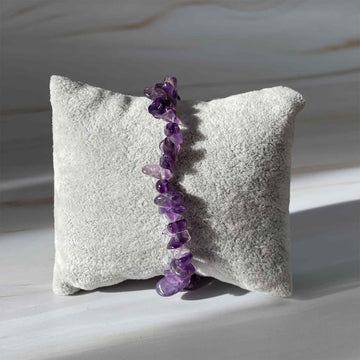 Splitterarmband-Amethyst