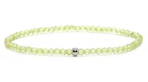 Armband Peridot facettiert 2-3 mm