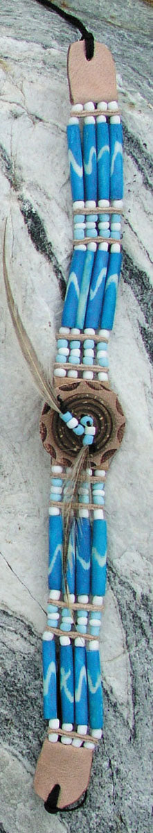 Choker Halsband blau