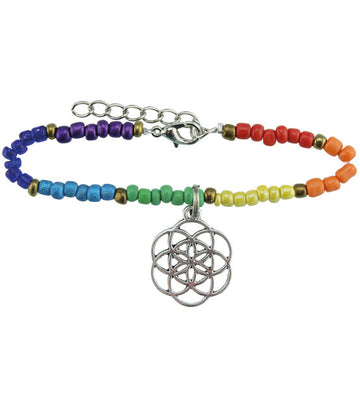 Chakra-Fußketterl "Same des Lebens"