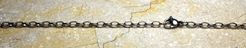 Edelstahl-Kette, L 80 cm, Stärke 3 mm