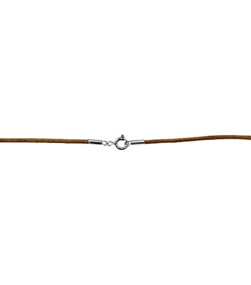 Lederband braun antik mit Verschluss
