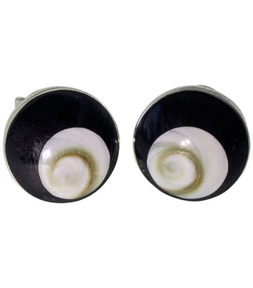 Ohrstecker Mond mit Shiva Auge