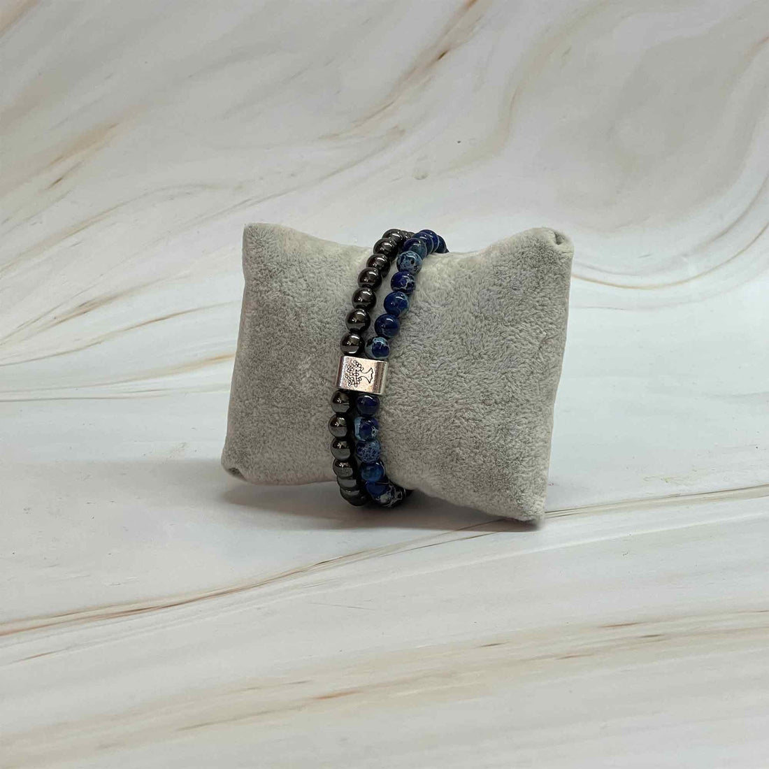 Magnetisches Edelsteinarmband Sodalith