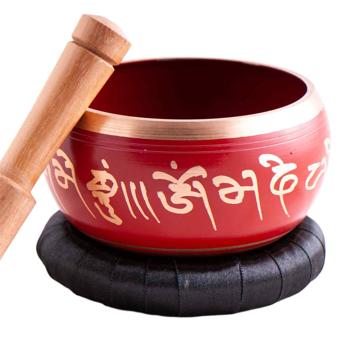 Klangschale Lotus, rot