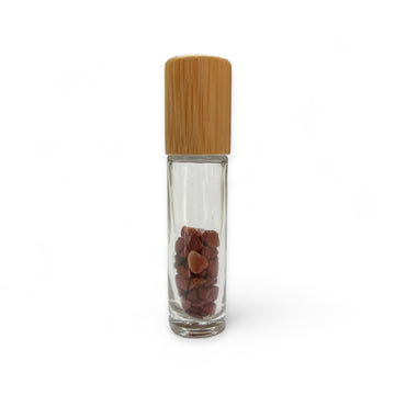 Rollerflasche Roter Jaspis