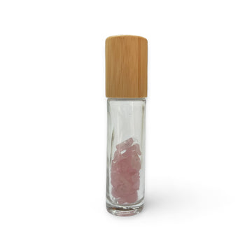 Rollerflasche Rosenquarz