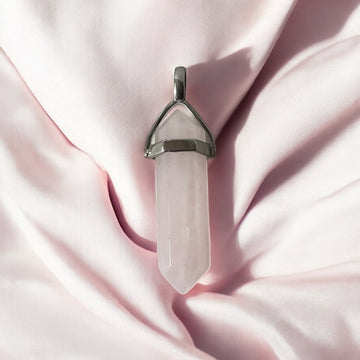 Kristall-Anhänger Rosenquarz