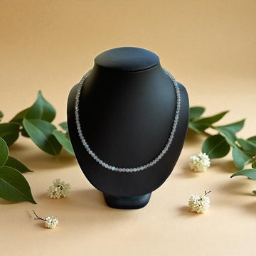 Edelsteinkette Labradorit 40cm facettiert 4 mm