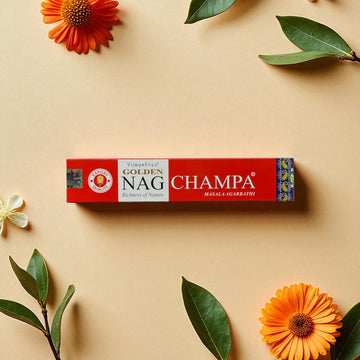 Golden Nag Champa, 15g Räucherstäbchen