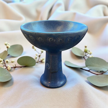 Räucherkelch Erdheilung, blau