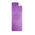 Yogamatte TPE Ecofriendly dunkellila/zartlila