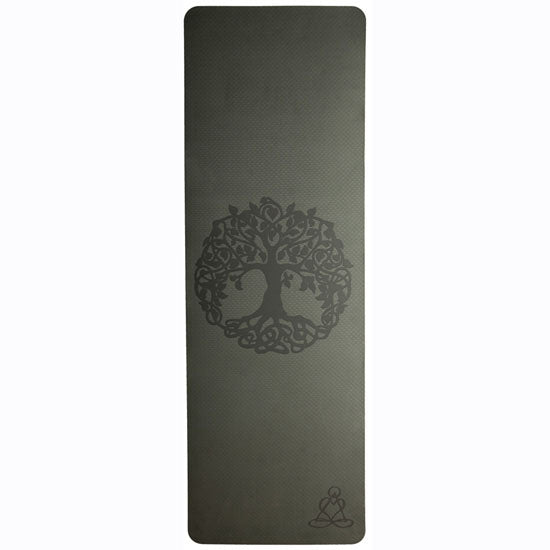 Yogamatte TPE Ecofriendliy dunkelgrün/hellgrün