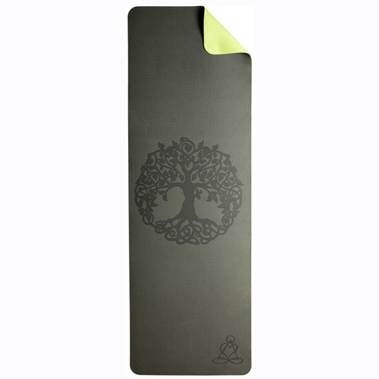 Yogamatte TPE Ecofriendliy dunkelgrün/hellgrün