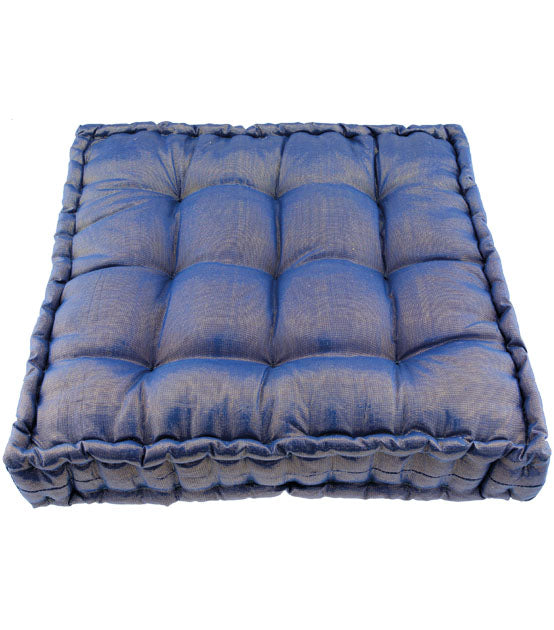 Yogakissen "Nada",  blau/gold