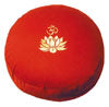 Meditationskissen "Lotus OM", rot