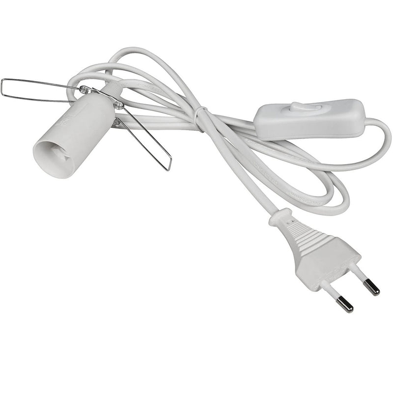 Klemmfassung E14 mit Kabel 1,5m