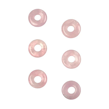 Mini Donut Rosenquarz, 1,5cm