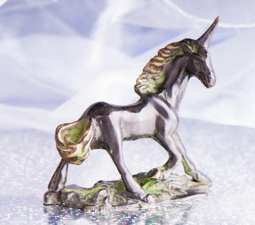Einhorn, antik, Messing