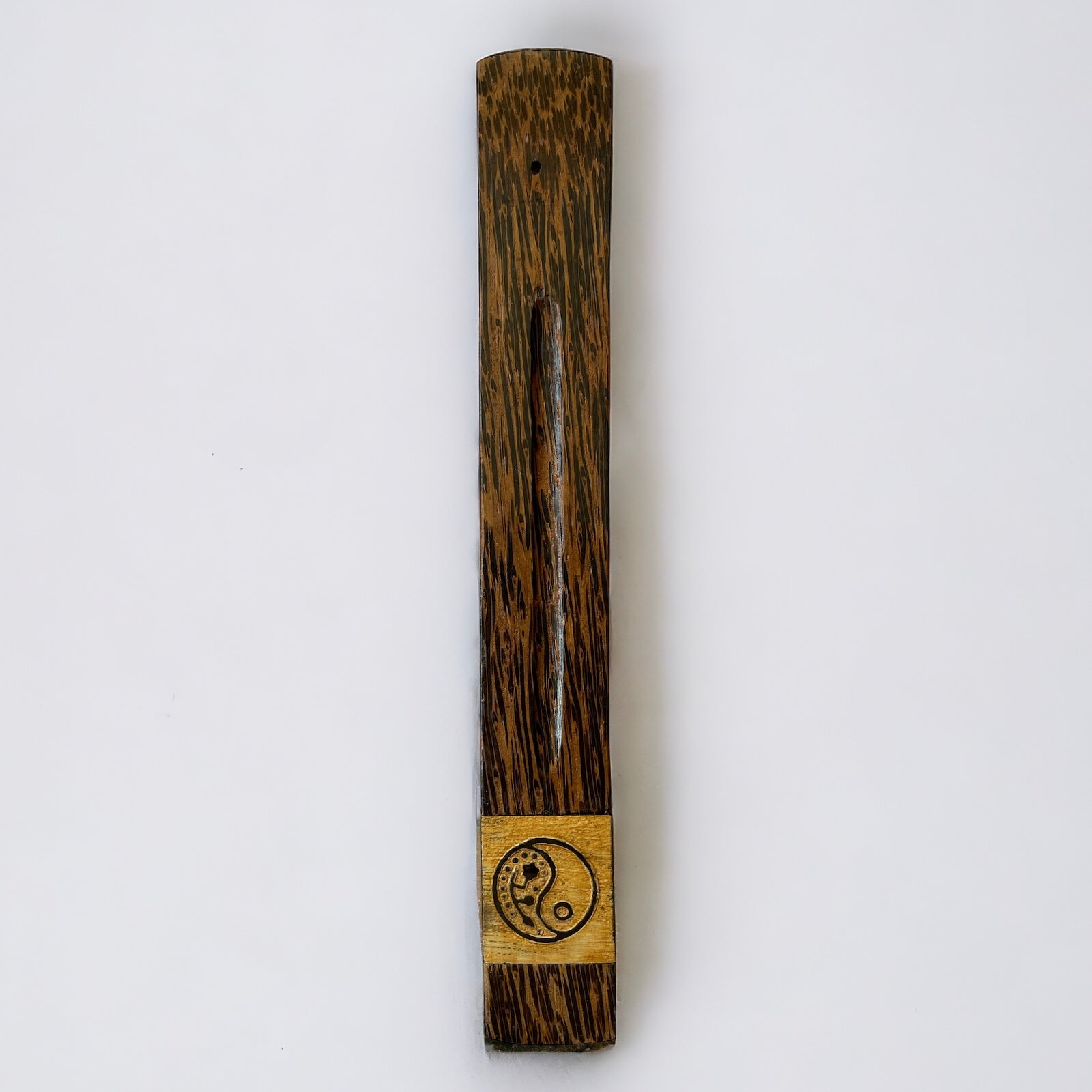 Räucherstäbchenhalter Yin Yang - Holzhalter Africa Styleca. 26 cm