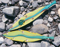 Stäbchenhalter Palmenblatt mit Frosch