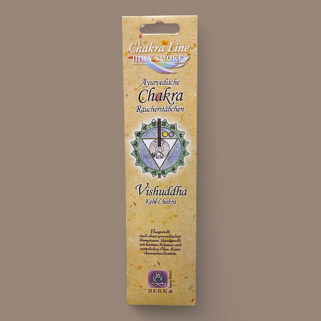 Räucherstäbchen Kehlkopfchakra 10 g -Räucherstäbchen