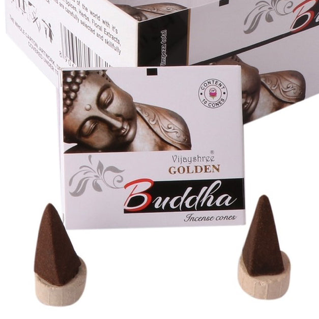 Golden Buddha - Räucherkegel