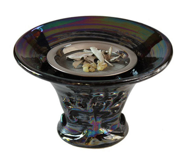 Räucherstövchen Seelenkraft mit Lebensbaum, black